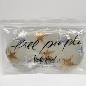 Free People & Understated Silver Gold Stars Leather SPA Hot Cold Face Mask NEW